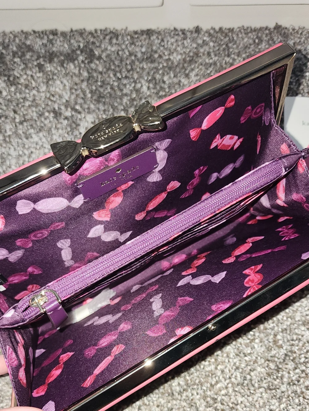 NWT Kate Spade Candy Wrapper Clutch